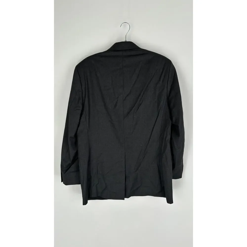 Lauren Ralph Lauren Wool Blazer Sports Coat Mens Size 40R Grey Two Button